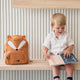 Tierdesign Wasserabweisender Rucksack aus Bio-Baumwolle - Groß