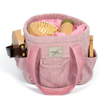 by Astrup - Pflegetasche für Hobby Horses - Cord - Rosa - 5706798843670 - littlehipstar.com