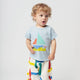 Sail Boat T-Shirt aus Bio-Baumwolle in Hellblau