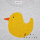 Rubber Duck Langarmshirt aus Baumwolle in Hellgrau
