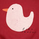 Rubber Duck Sweatshirt aus Bio-Baumwolle in Rot