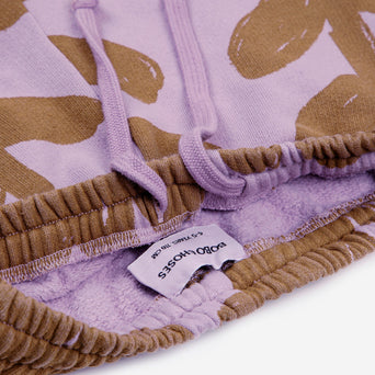 Bobo Choses - Retro Flowers Jogginghose aus Baumwolle in Lila - 2-3 Jahre - 8445782106366 - littlehipstar.com