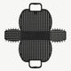 Faltbare Korbtasche Maxi - (B)50 x (H)38 x (T)22 cm