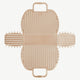 Faltbare Korbtasche Maxi - (B)50 x (H)38 x (T)22 cm