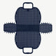 Faltbare Korbtasche Maxi - (B)50 x (H)38 x (T)22 cm