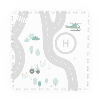 3-in-1 Spielmatte Puzzlematte - Road