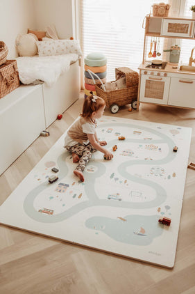 3-in-1 Spielmatte Puzzlematte - Village