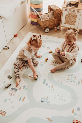 3-in-1 Spielmatte Puzzlematte - Village