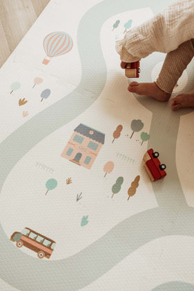 3-in-1 Spielmatte Puzzlematte - Village