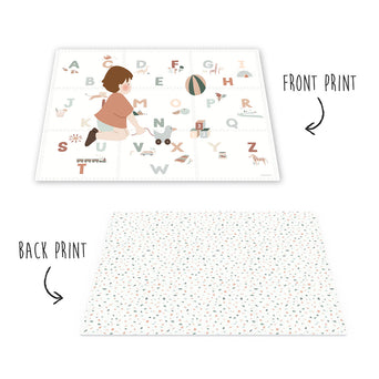 3-in-1 Spielmatte Puzzlematte - Alphabet