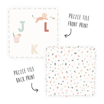 3-in-1 Spielmatte Puzzlematte - Alphabet