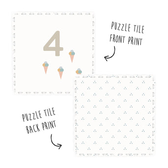 3-in-1 Spielmatte Puzzlematte - Numbers