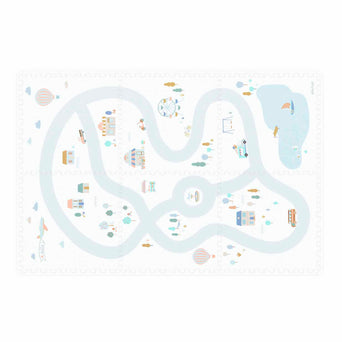 3-in-1 Spielmatte Puzzlematte - Village