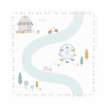 3-in-1 Spielmatte Puzzlematte - Village