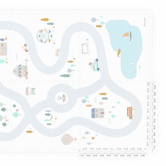 3-in-1 Spielmatte Puzzlematte - Village