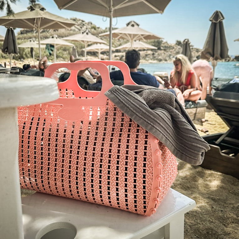 Faltbare Korbtasche Maxi - (B)50 x (H)38 x (T)22 cm