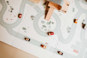 3-in-1 Spielmatte Puzzlematte - Road