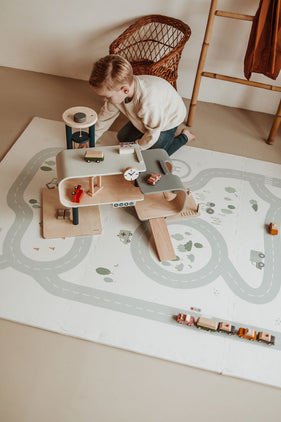 3-in-1 Spielmatte Puzzlematte - Road