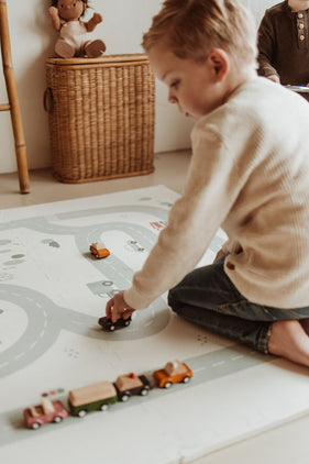 3-in-1 Spielmatte Puzzlematte - Road