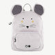 Tierdesign Wasserabweisender Rucksack aus Bio-Baumwolle - Groß