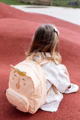 Tierdesign Wasserabweisender Rucksack aus Bio-Baumwolle - Groß