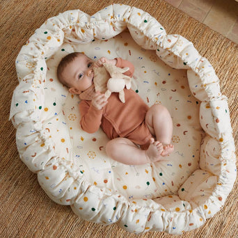 Liewood - Ola Spielmatte aus Bio-Baumwolle - Stripes Blue Wave - 5715335212480 - littlehipstar.com