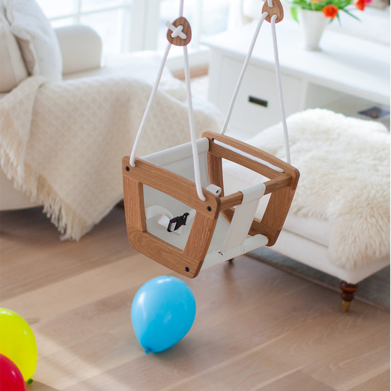 Lillagunga Toddler Oak - Babyschaukel aus Eichenholz