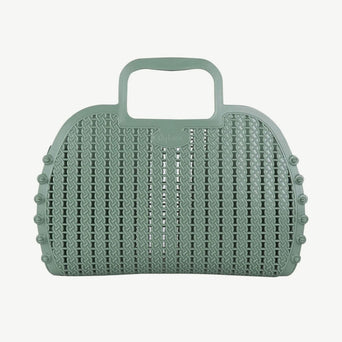 Faltbare Korbtasche Mini - (B)26 x (H)20 x (T)10 cm