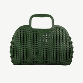 Faltbare Korbtasche Mini - (B)26 x (H)20 x (T)10 cm