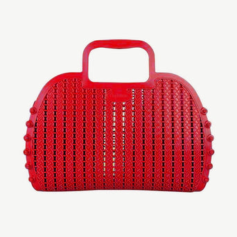 Faltbare Korbtasche Mini - (B)26 x (H)20 x (T)10 cm