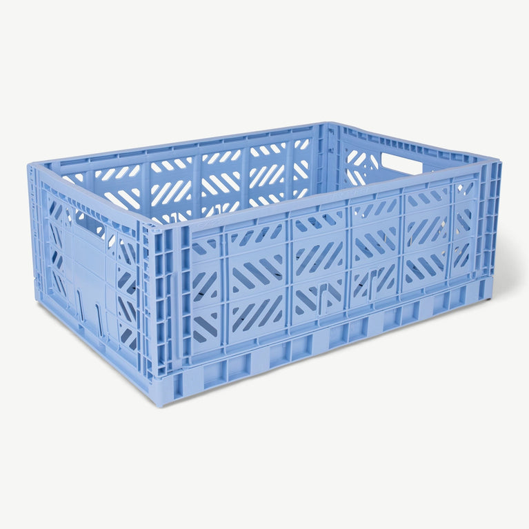Aykasa - Klappbox Maxi - (B)60 x (H)22 x (T)40 cm; Volumen: 44 Liter - Baby Blue - 4260704160677 - littlehipstar.com