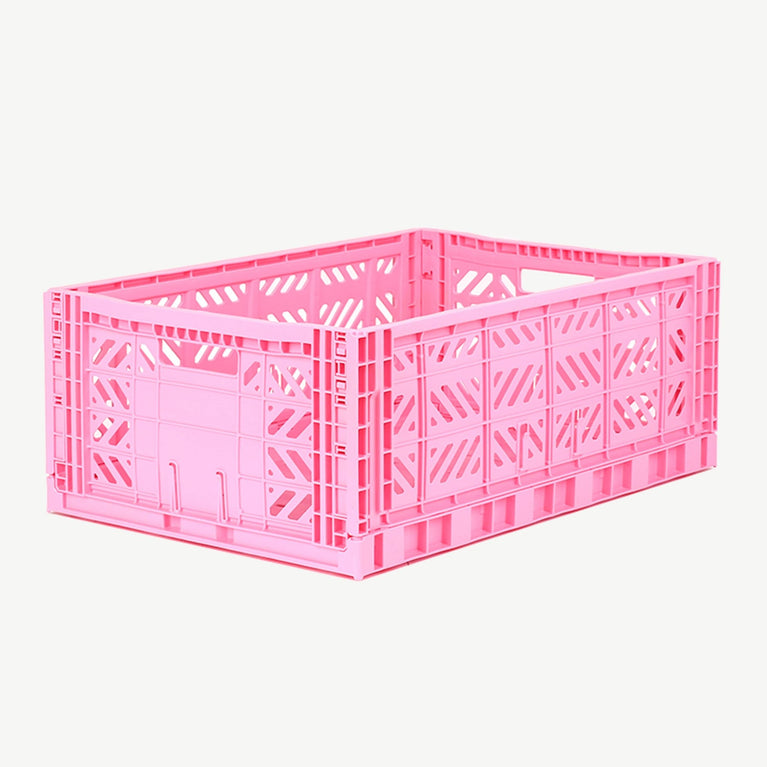 Aykasa - Klappbox Maxi - (B)60 x (H)22 x (T)40 cm; Volumen: 44 Liter - Baby Pink - 4260704160684 - littlehipstar.com