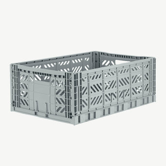 Aykasa - Klappbox Maxi - (B)60 x (H)22 x (T)40 cm; Volumen: 44 Liter - Baby Blue - 4260704160677 - littlehipstar.com