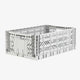 Aykasa - Klappbox Maxi - (B)60 x (H)22 x (T)40 cm; Volumen: 44 Liter - Hellgrau - 4260704160752 - littlehipstar.com
