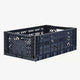 Aykasa - Klappbox Maxi - (B)60 x (H)22 x (T)40 cm; Volumen: 44 Liter - Navy - 4260704160790 - littlehipstar.com