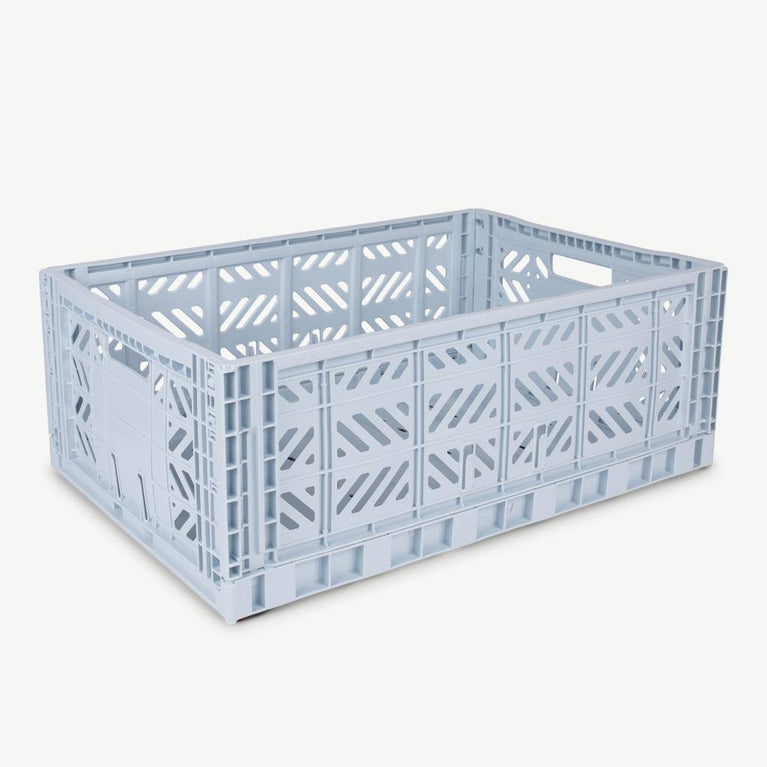 Aykasa - Klappbox Maxi - (B)60 x (H)22 x (T)40 cm; Volumen: 44 Liter - Pale Blue - 4260704161490 - littlehipstar.com