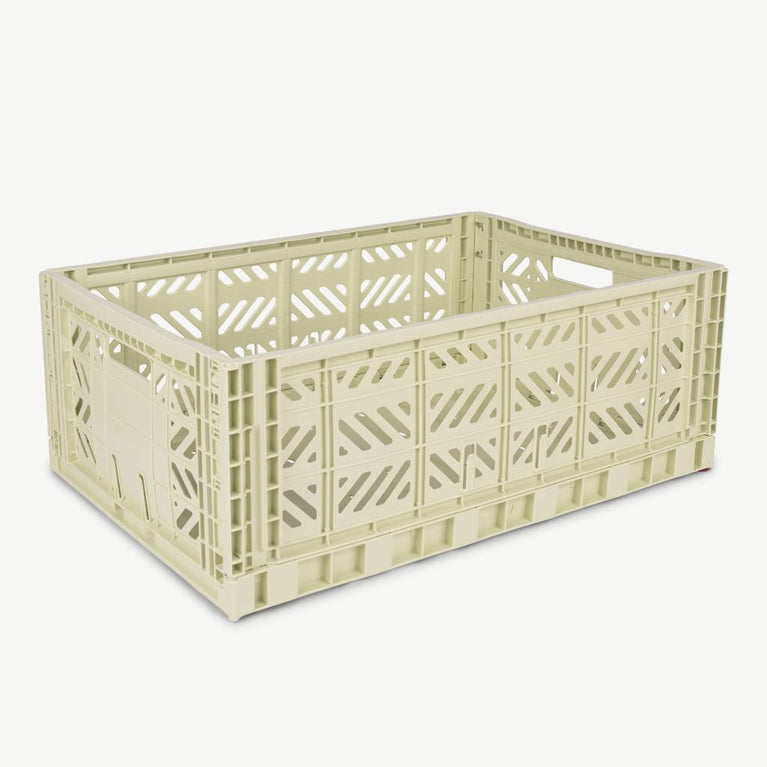 Aykasa - Klappbox Maxi - (B)60 x (H)22 x (T)40 cm; Volumen: 44 Liter - Cream - 4260704161735 - littlehipstar.com