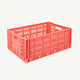 Aykasa - Klappbox Maxi - (B)60 x (H)22 x (T)40 cm; Volumen: 44 Liter - Salmon - 4260704161971 - littlehipstar.com