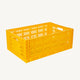 Aykasa - Klappbox Maxi - (B)60 x (H)22 x (T)40 cm; Volumen: 44 Liter - Gelb - 4260704161995 - littlehipstar.com