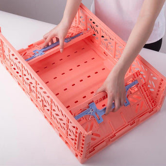 Aykasa - Klappbox Maxi Comfort Lock - (B)60 x (H)18 x (T)40 cm - Banana/Mint - 4260704162725 - littlehipstar.com