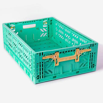 Aykasa - Klappbox Maxi Comfort Lock - (B)60 x (H)18 x (T)40 cm - Banana/Mint - 4260704162725 - littlehipstar.com