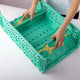Aykasa - Klappbox Maxi Comfort Lock - (B)60 x (H)18 x (T)40 cm - Mint/Banana - 4260704162749 - littlehipstar.com