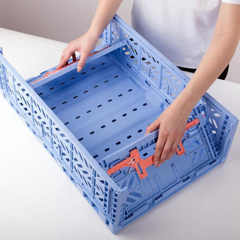 Aykasa - Klappbox Maxi Comfort Lock - (B)60 x (H)18 x (T)40 cm - Banana/Mint - 4260704162725 - littlehipstar.com