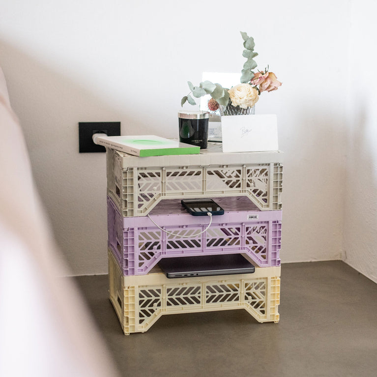 Aykasa - Klappbox Midi - (B)40 x (H)14 x (T)30 cm; Volumen: 14,5 Liter - Melon - 4260704160516 - littlehipstar.com