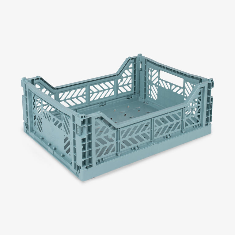 Aykasa - Klappbox Midi - (B)40 x (H)14 x (T)30 cm; Volumen: 14,5 Liter - Teal - 4260704161902 - littlehipstar.com