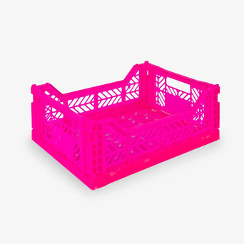 Aykasa - Klappbox Midi Neonfarben - (B)40 x (H)14 x (T)30 cm; Volumen: 14,5 Liter - Klappbox Midi Neonfarben - (B)40 x (H)14 x (T)30 cm; Volumen: 14,5 Liter Neon Orange - 4260704161957 - littlehipstar.com
