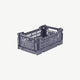 Aykasa - Klappbox Mini - (B)27 x (H)11 x (T)17 cm; 4 Liter - Blue grey - 5714674000840 - littlehipstar.com