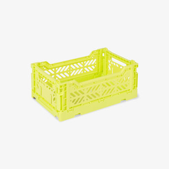 Aykasa - Klappbox Mini Neonfarben - (B)27 x (H)11 x (T)17 cm; 4 Liter - Klappbox Mini Neonfarben - (B)27 x (H)11 x (T)17 cm; 4 Liter Neon Grün - 4260704161834 - littlehipstar.com