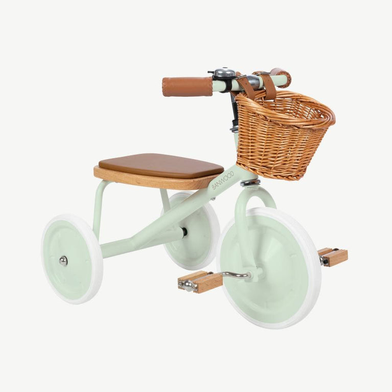 Banwood - Kinder Dreirad Trike mit Korb - Grün - 8445027007922 - littlehipstar.com