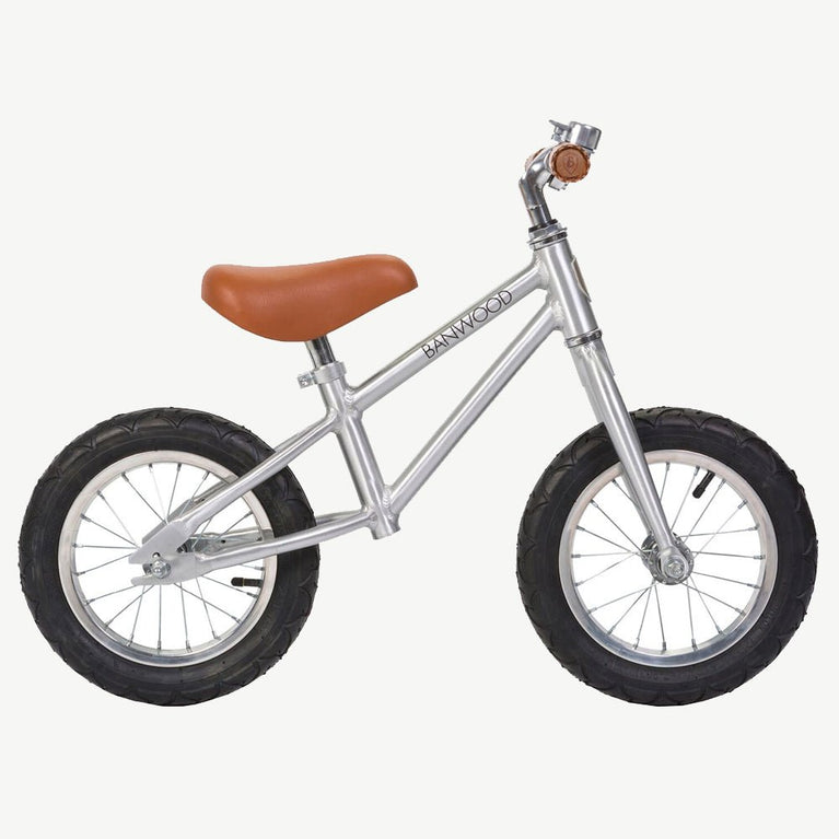 Banwood - Kinder Laufrad First Go 12 Zoll in Chrom Chrom - 8435441831166 - littlehipstar.com